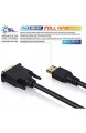 CSL - 3m HDMI auf DVI 24 1 Dual Link - High Speed Adapter Kabel - HDTV bis zu 1080P Full HD - 3D Ready - vergoldete Kontakte