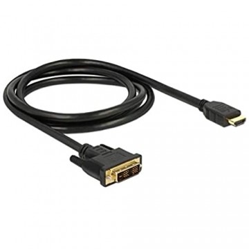 Delock 1.5m DVI-D HDMI Type A (Standard) Schwarz Videokabel-Adapter 85583