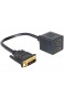Delock DVI-Adapter (DVI 25 Stecker zu 2X HDMI Buchse)