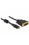 DeLock Kabel Mini HDMI C Stecker > DVI 24+1 Stecker 3 m