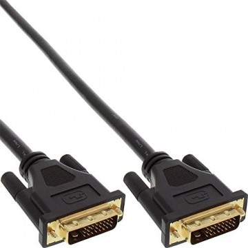 InLine 17771P Premium DVI-D Anschlusskabel (Digital 24 Plus 1 Stecker-auf-Stecker Dual Link 1 m)