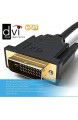 JAMEGA - 3m High Speed DVI zu DVI Kabel | DVI-D 24+1 Dual-Link | HDTV Auflösung bis 2560x600 Full HD 1080p 1600p | vergoldete Kontakte | verzinnte OFC Kupferleiter
