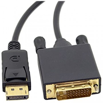 JSER DisplayPort DP Stecker auf DVI Stecker Single Link Video Kabel 1 8 m für DVI Monitor