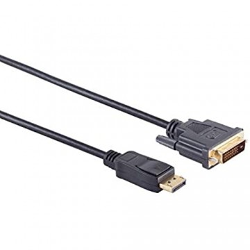 Kabelbude.eu Displayport Stecker 20p / DVI 24+1 Stecker 2m