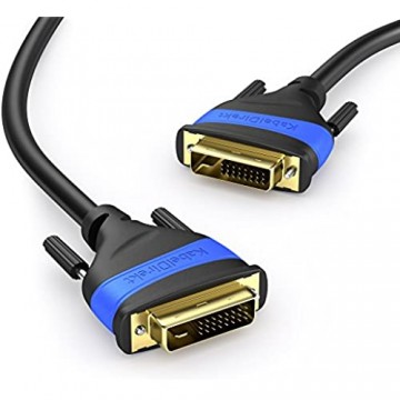 KabelDirekt – Dual Link DVI 24+1 Kabel – 0 5m (DVI-D Full HD 1080p 3D) – TOP Series