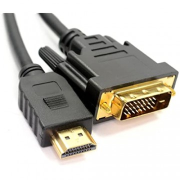 kenable DVI-D 24+1 Männlich Zum HDMI Digital Video Kabel Anschlusskabel Vergoldeten 2 m [2 Meter/2m]
