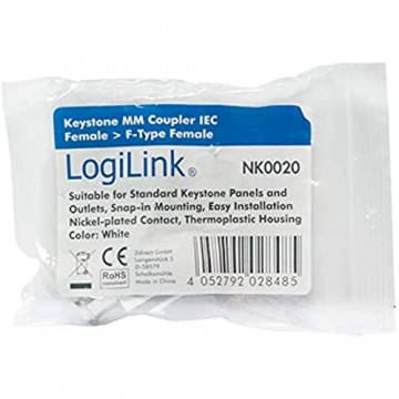 LogiLink Professional NK0020 Keystone Modul IEC-Kupplung