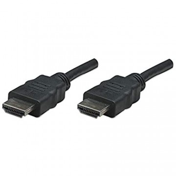 Manhattan 308441 High Speed HDMI Kabel Stecker auf Stecker geschirmt 7 5 m schwarz