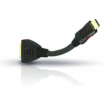 Oehlbach DVI/HS P-Adapter Adapter HDMI (m) auf DVI (w) schwarz