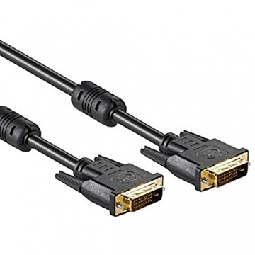 PerfectHD DVI Kabel | 1 5m | Premium Dual-Link | 24+1 | HDTV bis 2560x1600 | DVI Stecker auf DVI Stecker | 2X Ferritkern | Video PC Monitor Beamer | 1 5 Meter