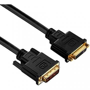 PureLink PI4100-020 Single Link DVI Verlängerungskabel (WUXGA (1920x1200)) DVI-D Stecker (18+1) auf DVI-D Buchse (18+1) zertifiziert 2 00m schwarz