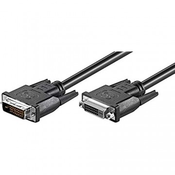 SM-PC® 2m DVI-D Monitor Verlängerungskabel 24+1 Stecker auf Buchse Dual #216