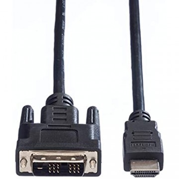 VALUE Kabel DVI (18+1) ST - HDMI ST schwarz 3m