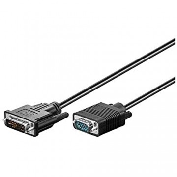 Wentronic DVI-I/VGA Kabel (DVI-I (12+5) Stecker auf 15 polig HD-Stecker) 1 m