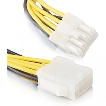 8 Pin Verlängerungskabel | Strom-Kabel | Grafikkarten Verlängerung Strom PCI Express | - MOVOJA