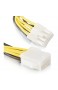8 Pin Verlängerungskabel | Strom-Kabel | Grafikkarten Verlängerung Strom PCI Express | - MOVOJA