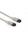FireWire 800 Kabel 9-polig auf 9-polig IEEE 1394B (für Mac und PC) Schwarz