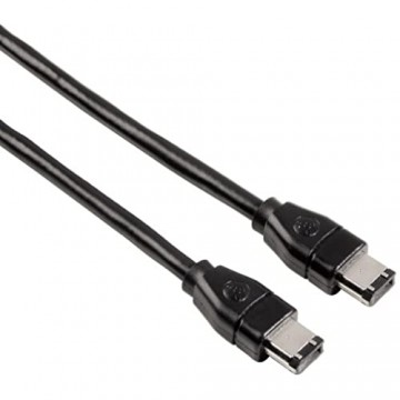 Hama Multimedia Anschluss Kabel l6 Pin – 6 Pin FireWire 2 m