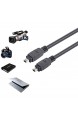 Hochleistungsverbindungen Firewire IEEE 1394 4-pin Stecker an 4-pin-Stecker-Kabel Länge: 1 8 m Kleine Abmessungen geringes Gewicht und leicht zu tragen