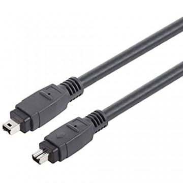 Hochleistungsverbindungen Firewire IEEE 1394 4-pin Stecker an 4-pin-Stecker-Kabel Länge: 1 8 m Kleine Abmessungen geringes Gewicht und leicht zu tragen