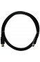 InLine 34055 FireWire Kabel IEEE1394 6pol Stecker / Stecker schwarz 0 5m