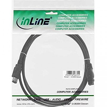 InLine 36905 FireWire-Kabel 5 m Schwarz