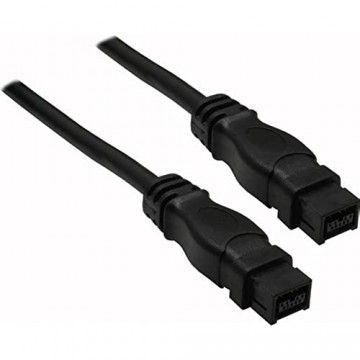 InLine 39902 FireWire Kabel IEEE1394 9pol Stecker / Stecker schwarz 1 8m