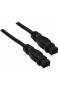 InLine 39902 FireWire Kabel IEEE1394 9pol Stecker / Stecker schwarz 1 8m