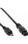 InLine 3X FireWire Kabel 4pol/9pol Stecker/Stecker 1m