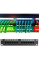 Kabelträger-Patchfeld 12Port Ethernet für elektronische Geräte