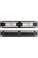 Kabelträger-Patchfeld 12Port Ethernet für elektronische Geräte