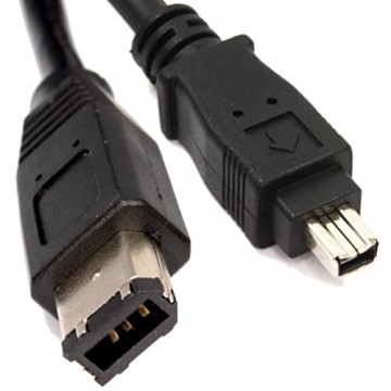 kenable Firewire IEEE-1394 DV Kabel 6 Zum 4 Polig 2 m PC Zum DV-Out [2 Meter/2m]
