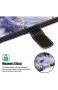 Miagon Bunt Muster Full Body Hülle für Samsung Galaxy A51 PU Leder Leder Flip Case Schutzhülle Tasche mit Ständer Kartenfach Magnetschnalle Schnee Leopard