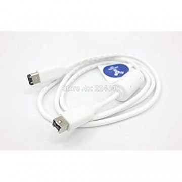 Miwaimao Genuine W Digital IEEE-1394B Firewire 800 to 400 9-pin/6-pin White Cable 1.25m 4064-705049-032
