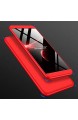 MUTOUREN Kompatibel mit Xiaomi Pocophone F1 Hülle PC 360 Hardcase 3 in 1 Handyhülle/Anti-Kratzer/Shockproof Ultradünne/Schutzschale mit Xiaomi Pocophone F1-Rot