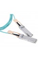 TRANSUTON 100G QSFP28 AOC Kabel | kompatibel mit Juniper JNP-QSFP28-AOC-1M 100GBASE QSFP28 auf QSFP28 aktives optisches Kabel (1 m)