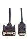 Value 11995616 DisplayPort Kabel Stecker auf DVI (24+1) Stecker LSOH 3m schwarz
