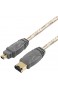 ZUEN Zubehör IEEE 1394 FireWire-Kabel 6-polig auf 4-polig Länge: 5 m