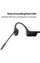 AfterShokz OpenComm Wireless Stereo Bone-Conduction Bluetooth Headset mit geräuschunterdrückendem Boom-Mikrofon für die Nutzung Zuhause im Büro als Berufsfahrer Slate Grey
