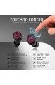 Amaface Kabellose In-Ear-Kopfhörer Bluetooth mit Dual-Mikrofon und Touch-Steuerung 36 Stunden Wiedergabe Teufel als Geschenk