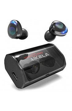 Bluetooth Kopfhörer AIKELA Bluetooth 5.0 Kabellos Kopfhörer In Ear Sport Wireless Kopfhörer mit LED Digitalanzeige Kopfhörer Kabellos mit intensivem Bass Automatische Kopplung Touch Sensoren