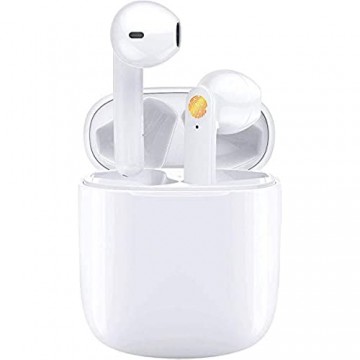 Bluetooth Kopfhörer Kabellose Kopfhörer mit Premium Klangprofil Noise Cancelling 24 Stunden Akkulaufzeit Kabellose Ohrhörer IPX5 Wasserschutzklasse für iPhone/Android in-Ear Kopfhörer