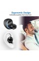 Bluetooth Kopfhörer Moosen Wireless Ohrhörer Bluetooth 5.0 Kabellose Kopfhörer mit 2200 mAh Ladekoffer 120 Stunden Spielzeit Smart Touch Control IPX7 Wasserdicht LED-Display für Sport/Laufen