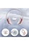 Bluetooth Kopfhörer PowerLocus Over Ear Wireless Bluetooth Kopfhörer Faltbar Kabellose On Ear Ohrhörer Headset Aux-Unterstützung mit Mikrofon Freiscprechfunktion für iPhone Android PC (Rose Gold)