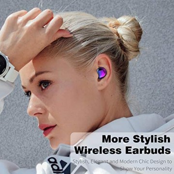 Bluetooth Kopfhörer Sontinh CoolBuds Bluetooth-ohrhörer kabellos Bluetooth 5.0 Wireless Kopfhörer mit 66FT-Reichweite IPX5 Waterproof Tragbare Tasche mit 20-Stunden-Spielzeit