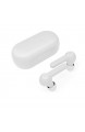 FlinQ Alume In Ear Bluetooth Kopfhörer Weiß | Kabellose Kopfhörer | IPX3 Wasserdicht | Aluminium Touch Wireless Earbuds