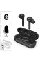 Hama Bluetooth-Kopfhörer kabellos (In-Ear Ohrhörer ultra-leichte Headphones ohne Kabel True Wireless Headset mit Sprachsteuerung Touch Control und Mikro) schwarz