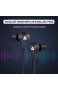 KLIM Pulse Bluetooth 4.1 In-Ear Kopfhörer - Neue 2020 - Kabellose Kopfhörer – Geräuschreduzierung – Perfekt für Sport Musik Anrufe Gaming etc. Magnetisch + Neue Memory Schaum Ohrstöpsel Schwarz