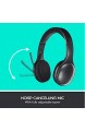 Logitech H800 Kabelloses Bluetooth Headset Hi-Definition Stereo-Kopfhörer mit Noise-Cancelling Mikrofon Bluetooth und Nano USB-Empfänger Multi-Device Lange Akkulaufzeit PC/Mac/Tablet/Mobilgeräte