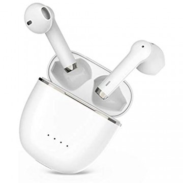 Miracase Bluetooth Kopfhörer Kabelloser Ohrhörer TWS Bluetooth 5.0 Headset mit CVC 8.0 Geräuschisolierung für kristallklares Klangprofil HiFi Stereo Sound mit 40 integriertem Mikrofon